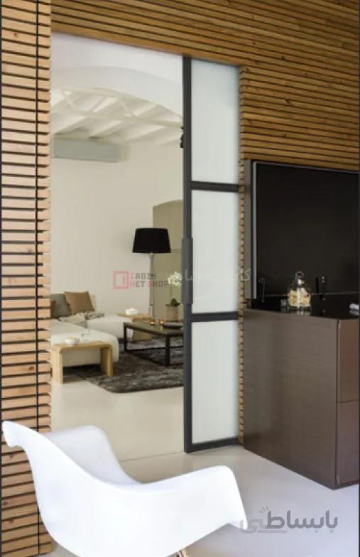 مکانیزم توکار چوبی تک درب Pocket Door حداکثر 120 کد k107 فانتونی