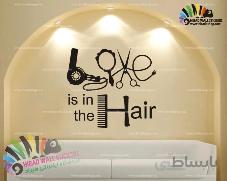 استیکر دیواری آرایشگاه زنانه Hair Salons Wallstickers کد h1137