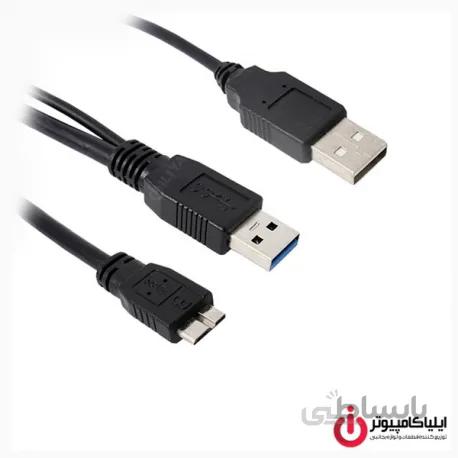 کابل میکرو USB3.0 هارد اکسترنال فرانت مدل FN-U3CY02 به طول 0.2 متر