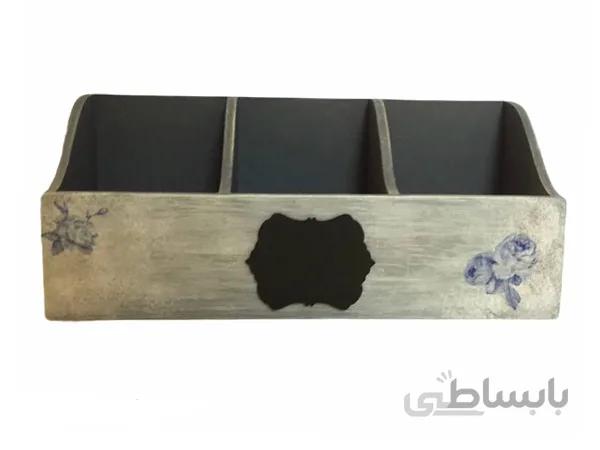جا قلمی چوبی3 خانه