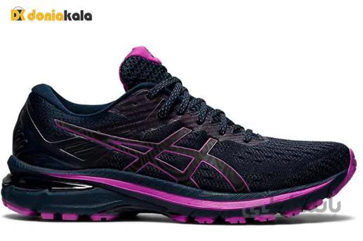 کفش کتونی ارجینال ورزشی و پیاده روی اسیکس جی تی ASICS GT 2000 9 KNIT 1012B004-400 ا Original ketone shoes for sports and walking ASICS GT 2000 9 KNIT 1012B004-400