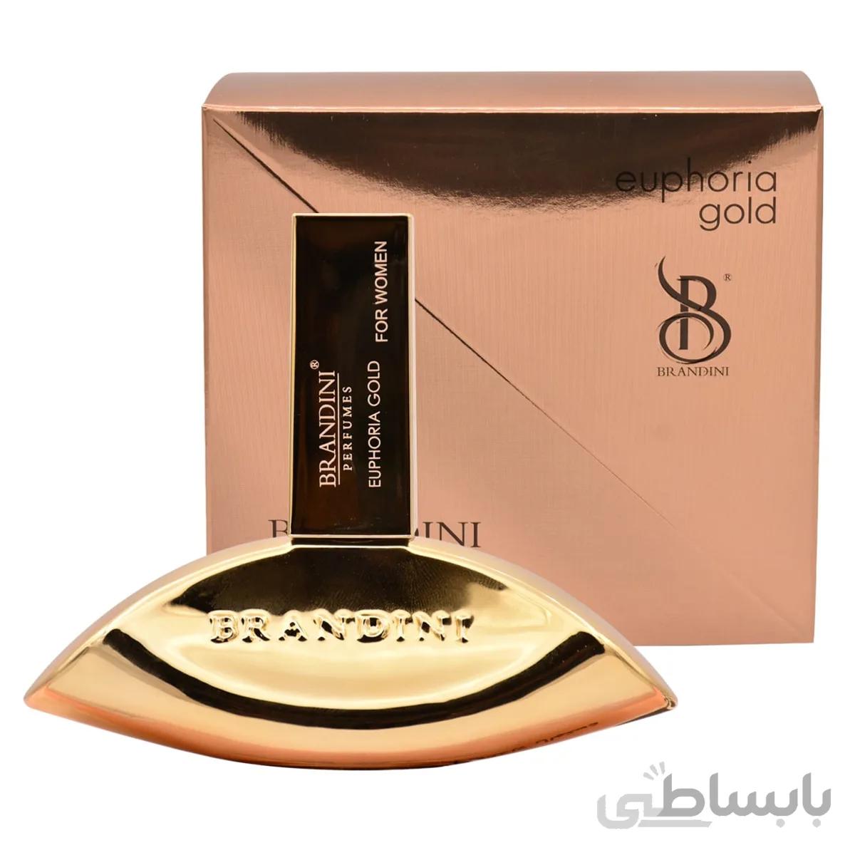 عطر جیبی زنانه برندینی مدل ایفوریا گلد حجم 33 میل