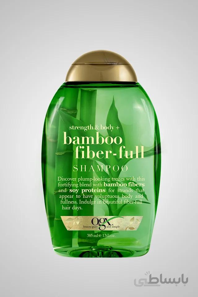 شامپو فیبر کامل بامبو ogx ا BAMBOO FIBER-FULL SHAMPOO