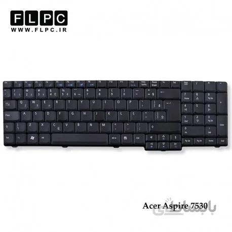 کیبورد لپ تاپ ایسر 7530 مشکی-فلت کوتاه Acer Aspire 7530 Laptop Keyboard
