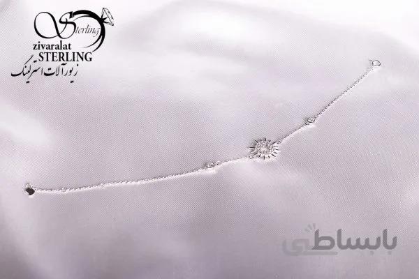 دستبند نقره زنانه کد 180725