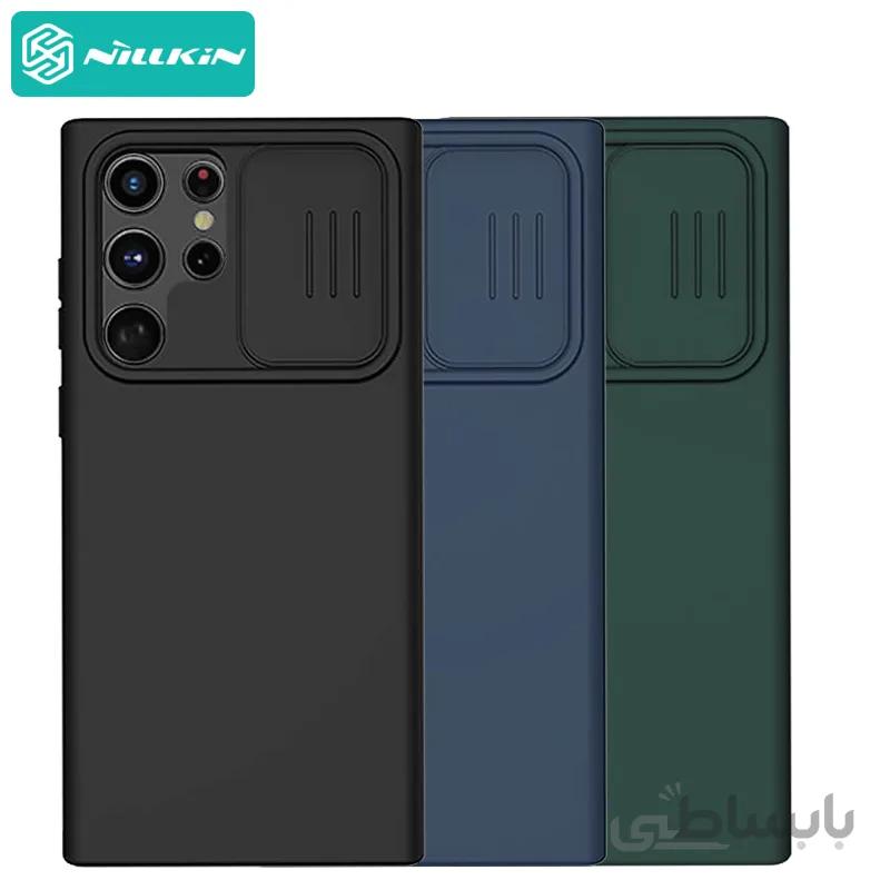 قاب سیلیکونی S22 Ultra نیلکین Nillkin CamShield Silky silicone case