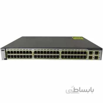 سوئیچ ۴۸ پورت سیسکو مدل WS-C۳۷۵۰G-۴۸TS-S ا CISCO WS-C3750G-48TS-S 48Port 10/100/1000 Switch
