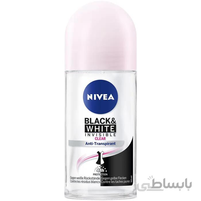 رول ضد تعریق زنانه نیوآ Black & White Invisible Clear