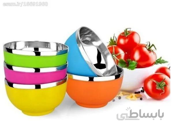 ست ۵ تکه کاسه سالاد رنگی Salad Bowl