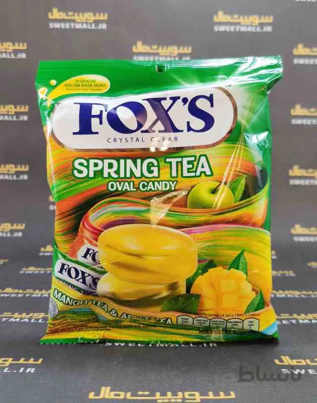 آبنبات فاکس پاکتی 125 گ Fox-آناناس و انبه