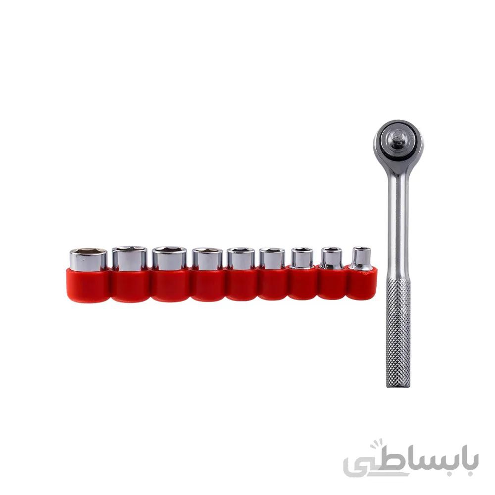 مجموعه 11 عددی آچار بکس المپیا مدل دکتر سوکت کد DR14