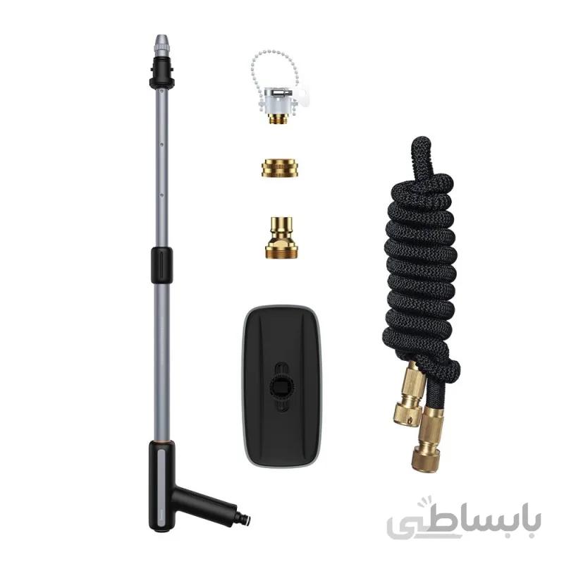 نازل و تی شستشوی خودرو Baseus Multifunctional Car Wash Spray Nozzle CRXC01-F01 طول 15 متری