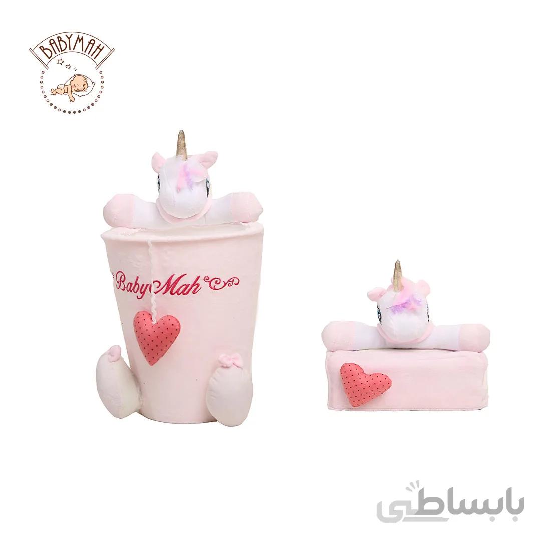 سطل زباله و جا دستمال اسب تک شاخ پونی