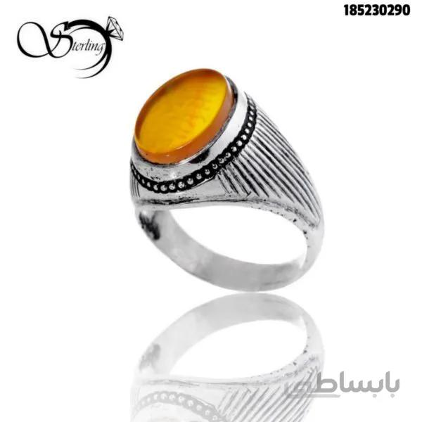 انگشتر شرف الشمس مردانه 925 عیار کد:۱۸۹۰