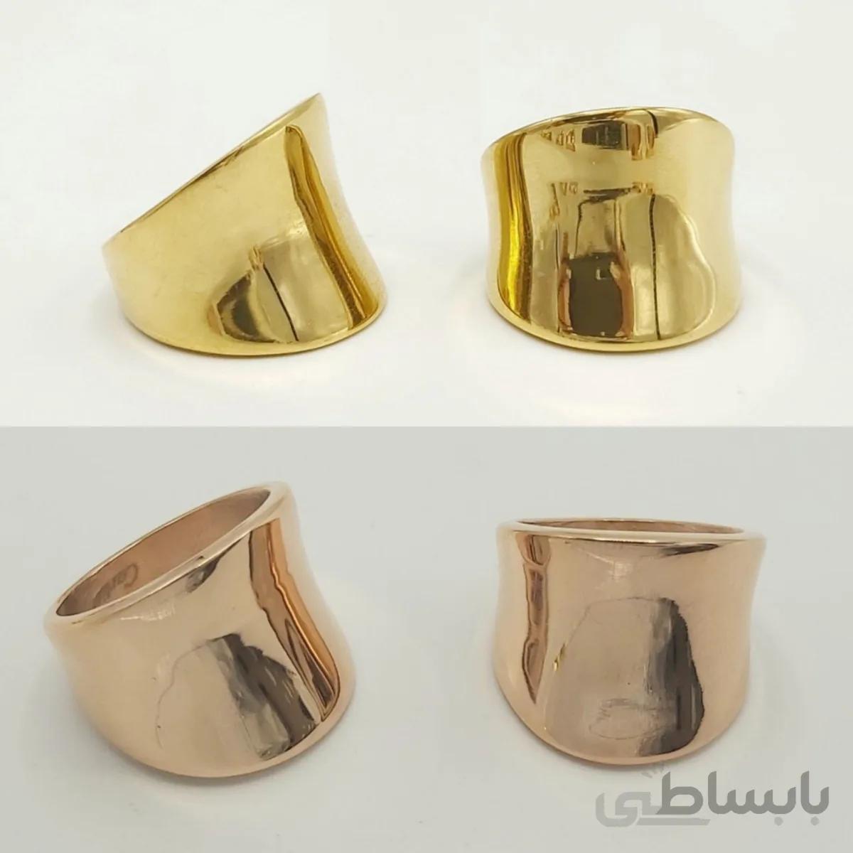 انگشتر زنانه استیل ترند سال کدs73