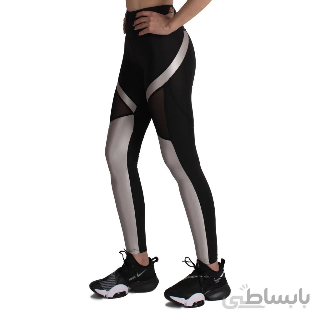 لگ اسلیم ورزشی مشکی/نقره ای – Agi Slimming Sportive Leggings Siyah/Gümüş