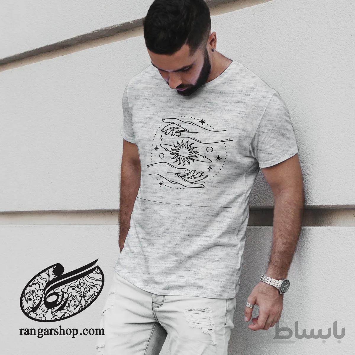 تیشرت طرح خورشید
