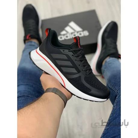 کفش آدیداس کواستار مشکی/قرمز adidas questar tnd