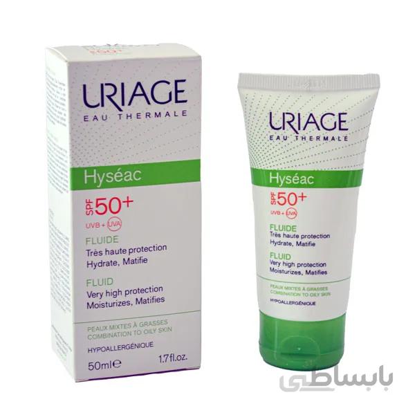 کرم ضد آفتاب اوریاژ رنگی روشن 50+ uriage Hyseac