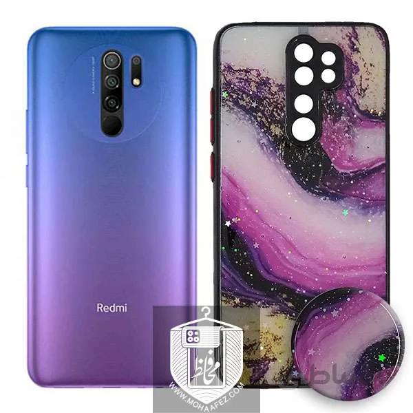 قاب آبرنگی شیائومی Redmi Note 8 Pro پاپ سوکت دار کد XM303B