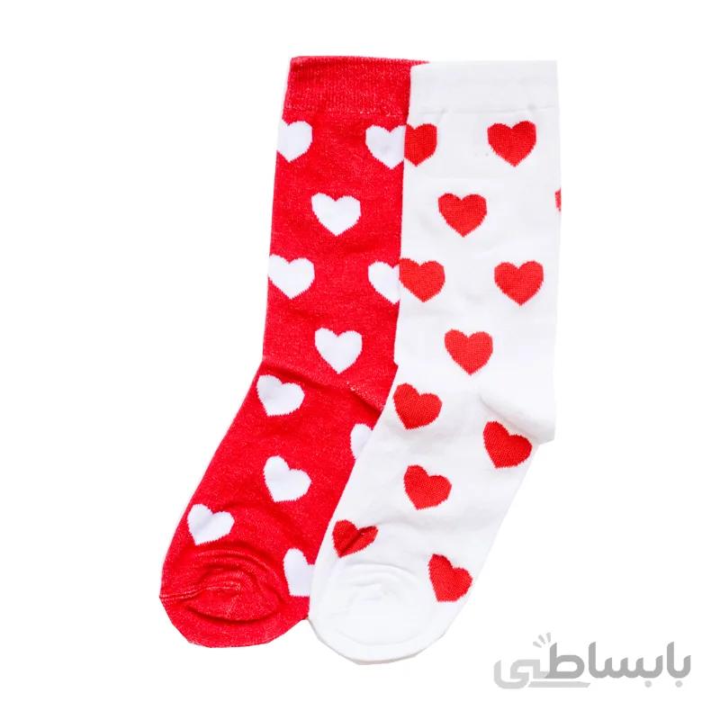 جوراب ساقدار قلب تا به تا بوم