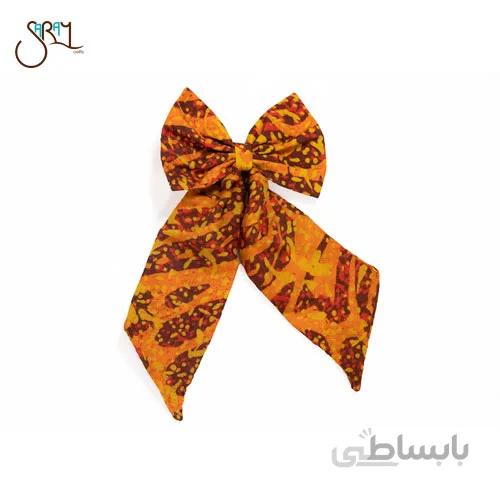 گیره سر پاپیونی با پارچه باتیک مدل 2008