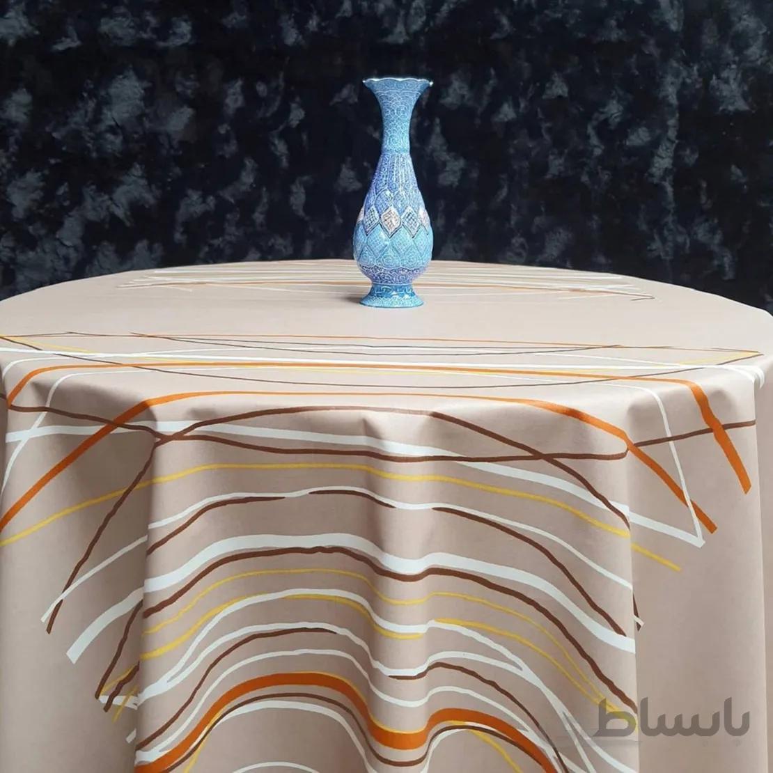 رومیزی سفره ای چاپی رزین تاژ طرح شکلاتی