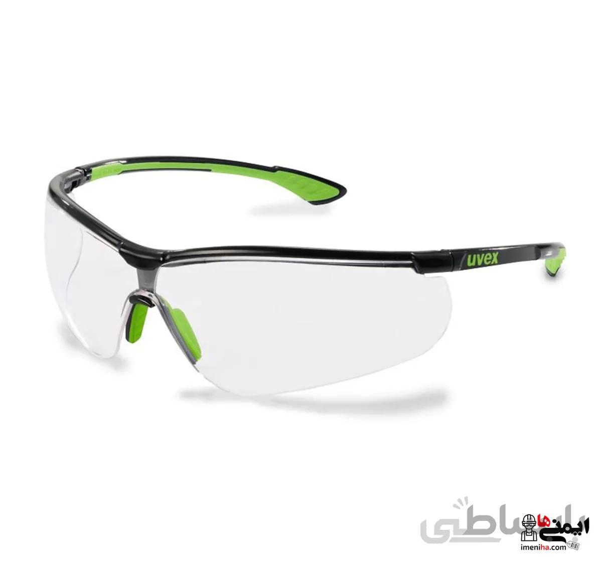 عینک ایمنی کار پزشکی و مهندسی Uvex مدلSportStyle سری 9193265