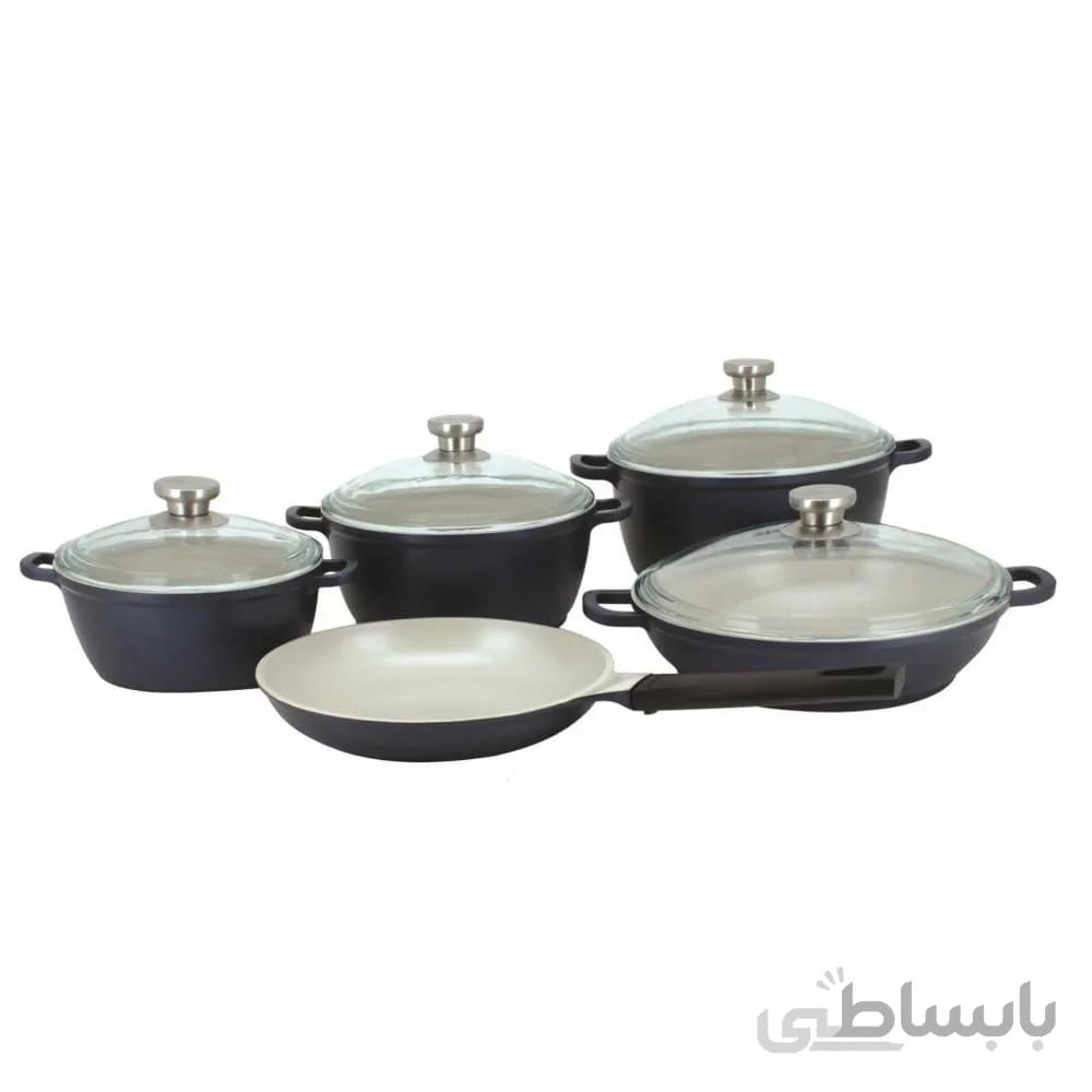 سرویس 9 پارچه چدن بیشل مدل BL-PCH-003