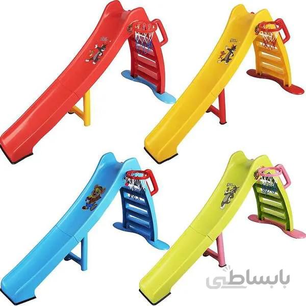 سرسره کودک مدل سارینا ۵ پله ا Omid Plastic 5Steps Sarina Baby Slide