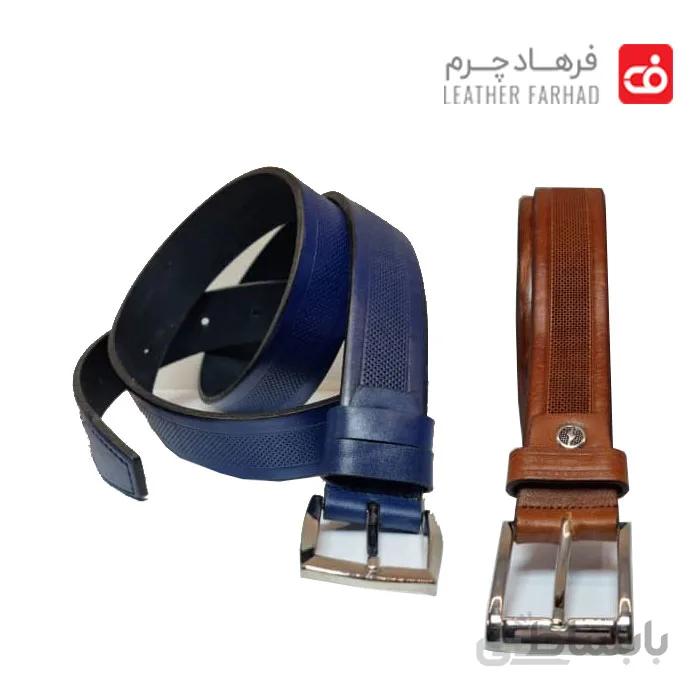 کمربند گاوی چرم طبیعی تبریز