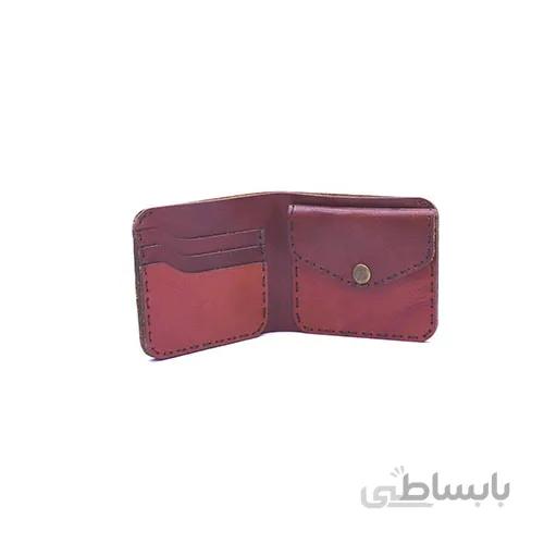 کیف پول جیبی قهوه ای روشن