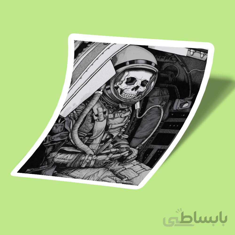 ادم فضایی اسکلتی-4