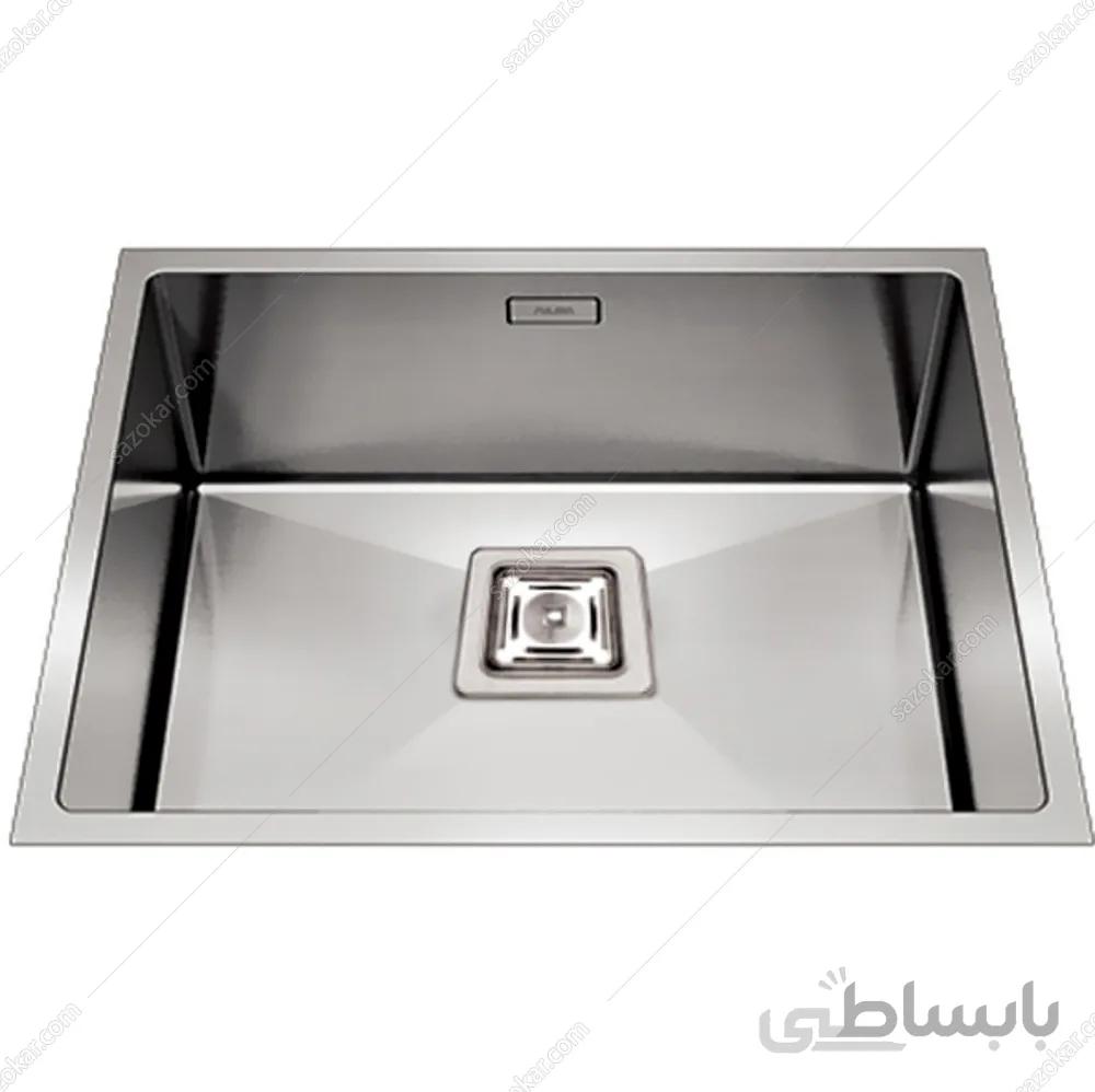 سینک تک لگن زیر کار تمام استیل ابعاد L54 x W44 x H20 فانتونی مدل P012 ا Fantoni P012 Sink