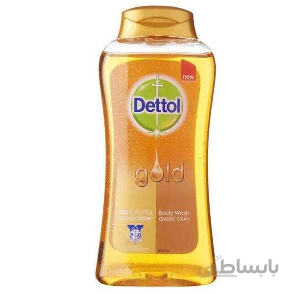 شامپو بدن دتول Dettol مدل gold classic حجم 250 میلی لیتر