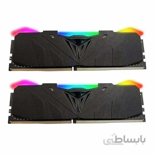 رم پاتریوت RAM PATRIOT Viper RGB 16GB 8GBx2 3600MHz CL18 Black