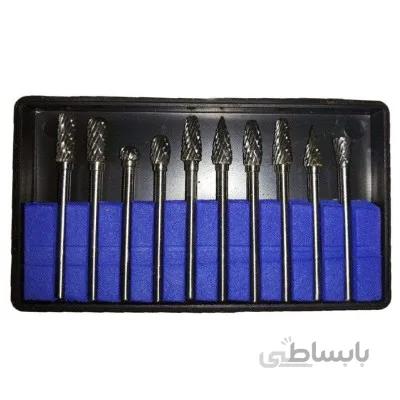 مجموعه 10عددی فرزمینیاتوری6MM دنباله3MM