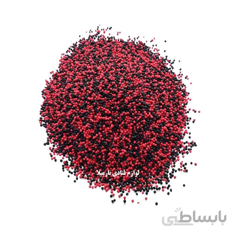 ترافل توپی ریز مشکی و قرمز