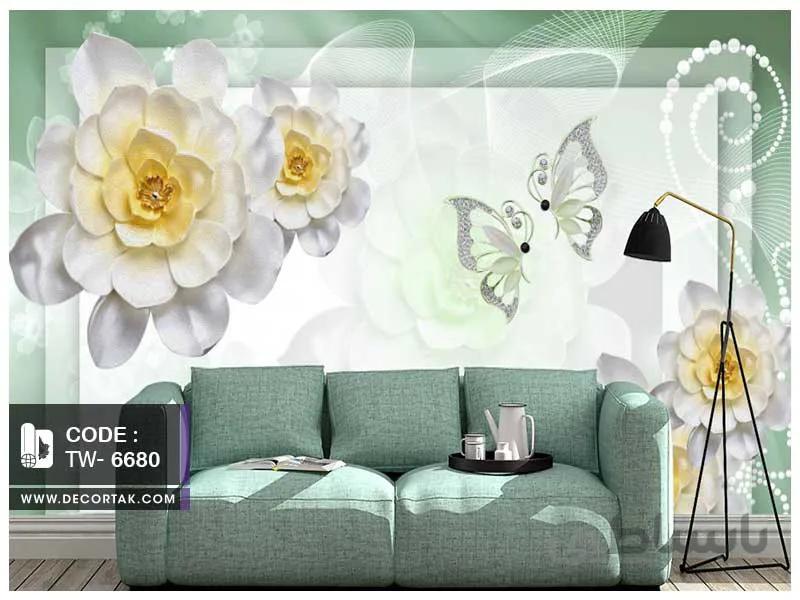 پوستر دیواری پشت تلویزیون کد TW-6680