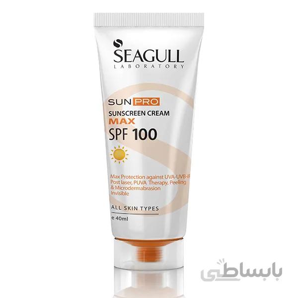کرم ضدآفتاب سی گلSPF 100