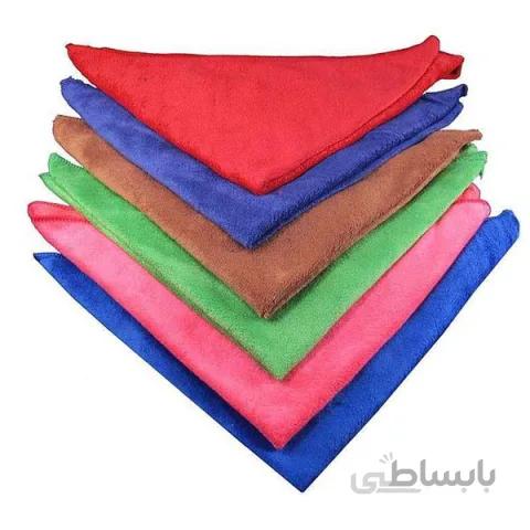 دستمال آشپزخانه مدل COLOURFUL بسته 6 عددی