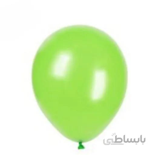 بادکنک سبز کم رنگ سایز 12 اینچ
