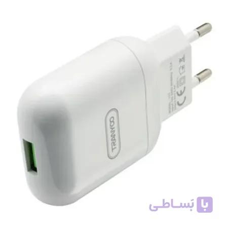 شارژر دیواری ترانیو مدل V10 همراه با کابل MicroUSB