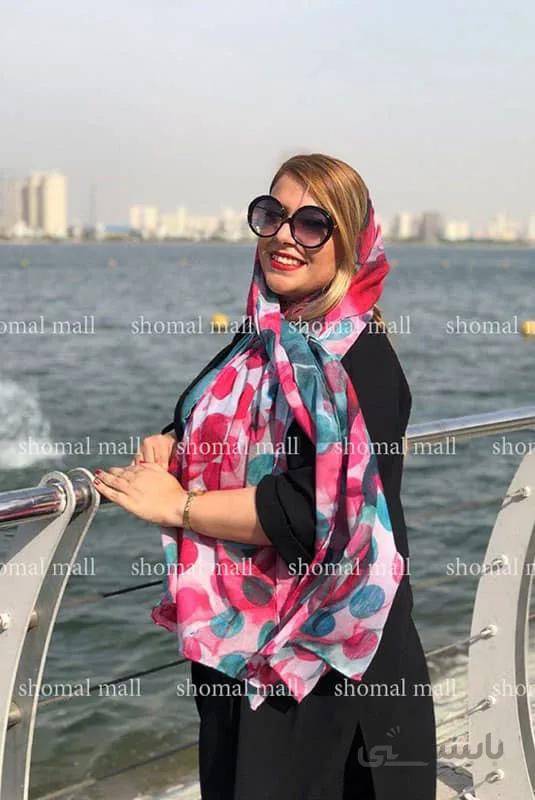 شال حریر رومانو توپی