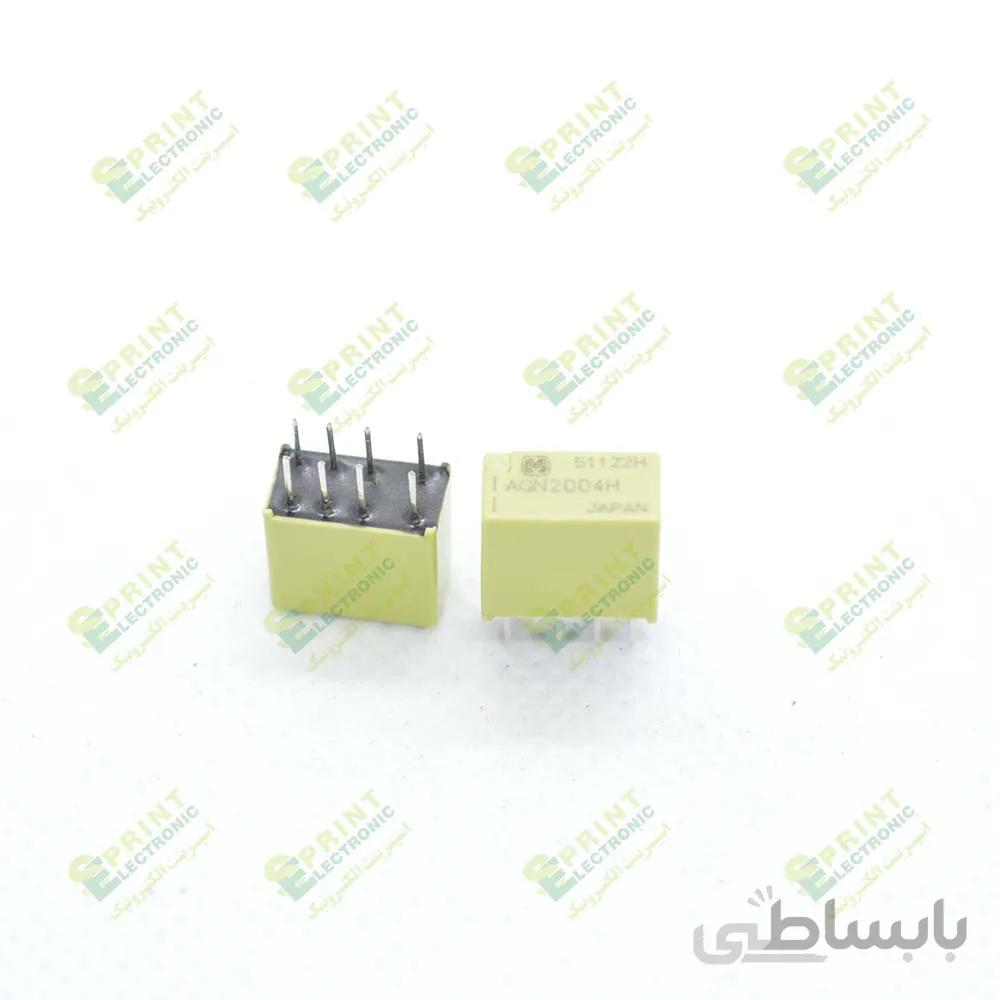 رله 4.5 ولت مینی مخابراتی 8 پایه 1 آمپر Matsushita AGN2004H