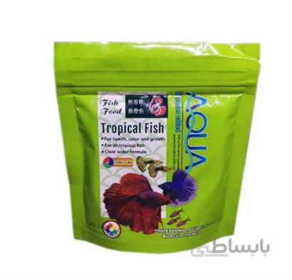 غذای خشک ماهیان ریز آکواریومی AQUA مدل گرانول 100 گرمی