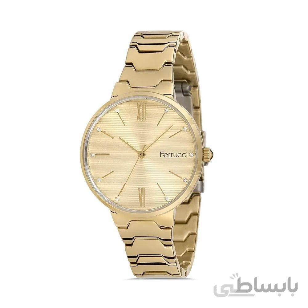 ساعت مچی عقربه ای زنانه برند فروچی Ferrucci مدل FC 13880M.01