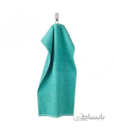 حوله ایکیا مدل VÅGSJÖN رنگ فیروزه ایی سایز 40x70