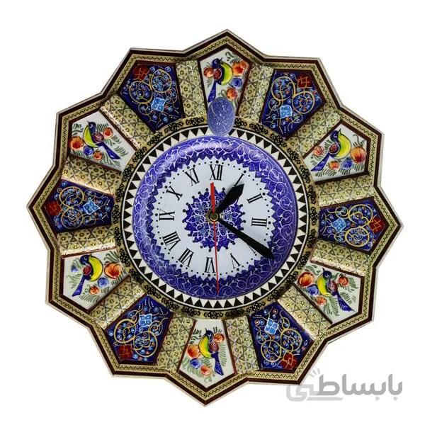 ساعت خاتم کاری خورشیدی 15 مینا