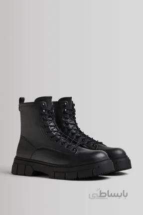 بوت مردانه شیک و جدید برند bershka رنگ مشکی کد ty126987190